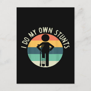 Jag gör mina egna bedövningar vykort