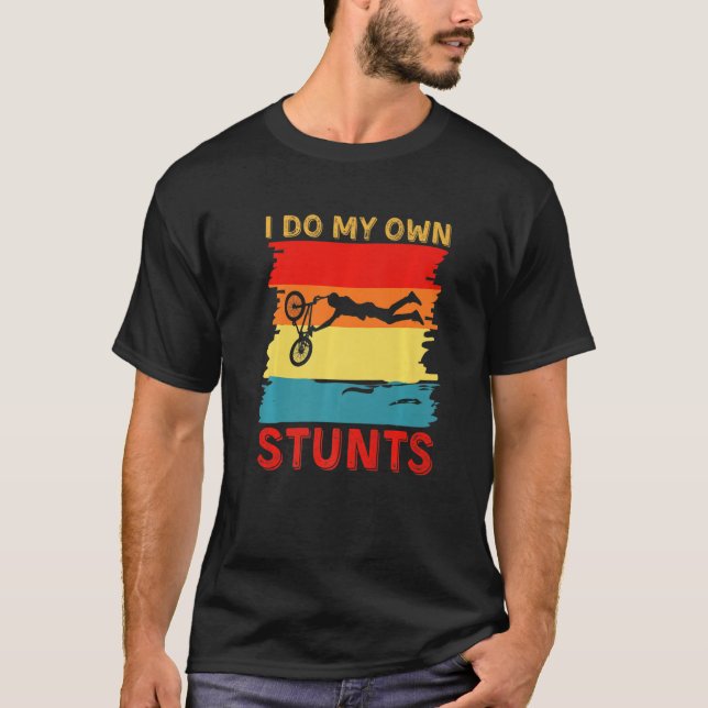 Jag gör mina egna stenar, bike Bicycle Funny Mtb T Shirt (Framsida)