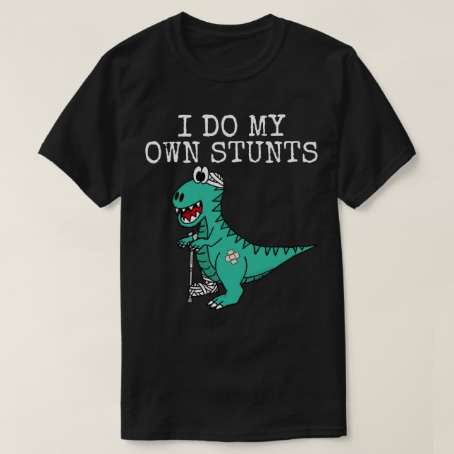 Jag gör mina egna stenar... Dinosaur kommer snart T Shirt (Design framsida)