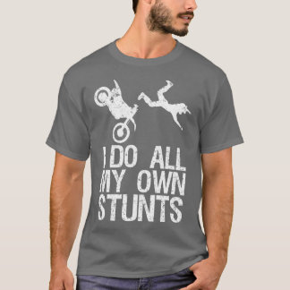 Jag gör mina egna stenar Dirt Bike Motocross Gift T Shirt
