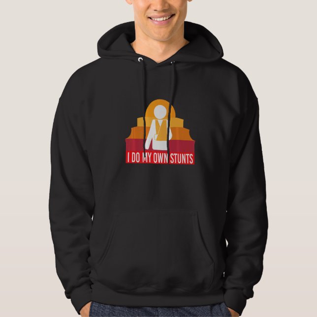 Jag gör mina egna stenar i Arm Hoodie (Framsida)