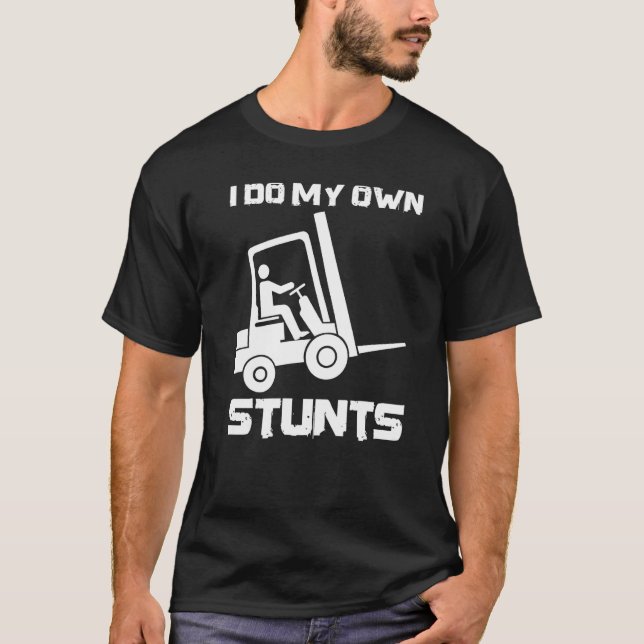 Jag gör mina egna stenar i gaffelgaffel 1 t shirt (Framsida)