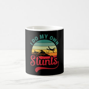 Jag gör mina egna stenar Jet Ski Retro Jet Skiing Kaffemugg