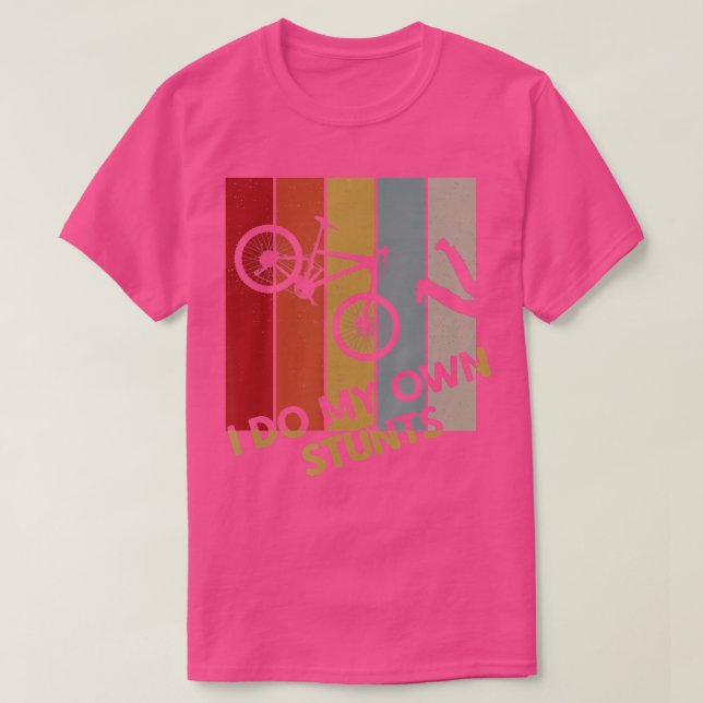 Jag gör mina egna stenarMountain Bike Funny Biking T Shirt (Design framsida)