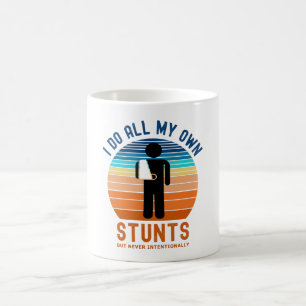 Jag gör mina egna stunder. kaffemugg