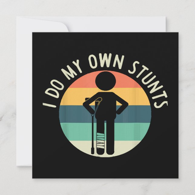 jag gör mina egna stunt (Framsida)