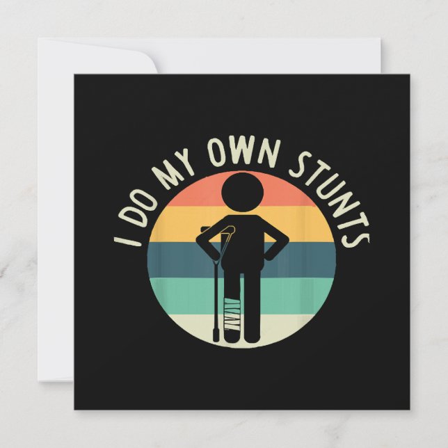 jag gör mina egna stunt inbjudningar (Framsida)