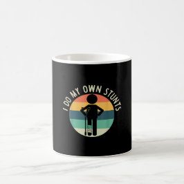 jag gör mina egna stunt kaffemugg