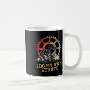 Jag Gör Mina Egna Stunts Mountainbike Cykling Cykl Kaffemugg