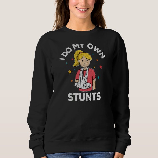 Jag gör mina egna stutter när Arm går bra snart fö T Shirt (Framsida)