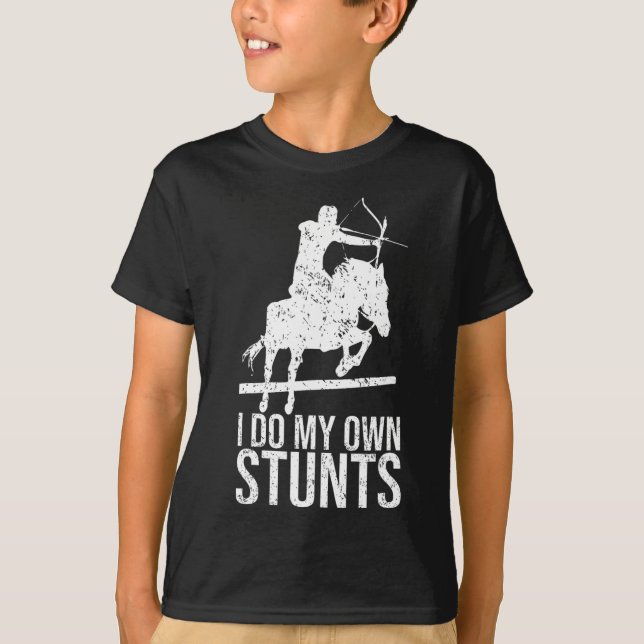 Jag gör mina egna stutter, Shirt Mounery Horse Arc T (Framsida)