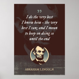 Jag gör mitt bästa jag vet hur poster