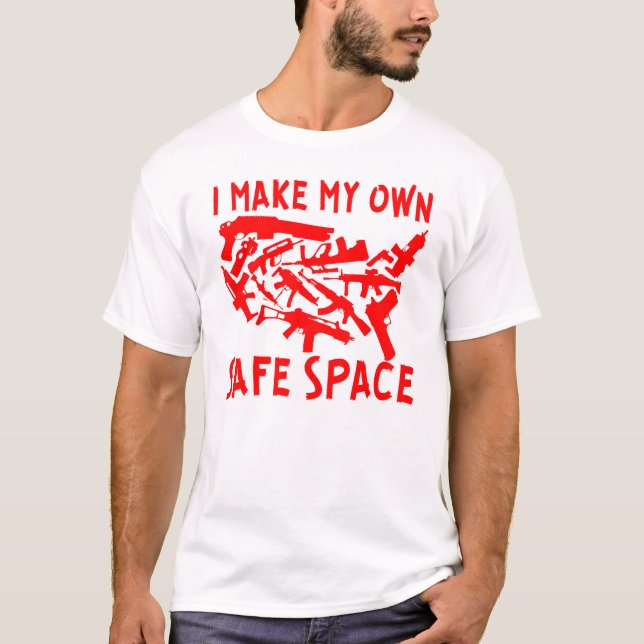 Jag gör mitt eget Säkra space ©WhiteTigerLLC.com T Shirt (Framsida)