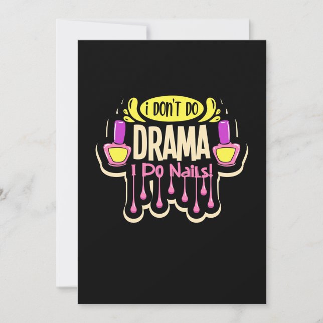 Jag gör naglar inbjudningar (Framsida)