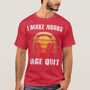 Jag gör noobs Rage till en nobs-radie.. T Shirt