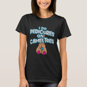 Jag gör pedis på kameltår Retro slitna roliga fl T Shirt