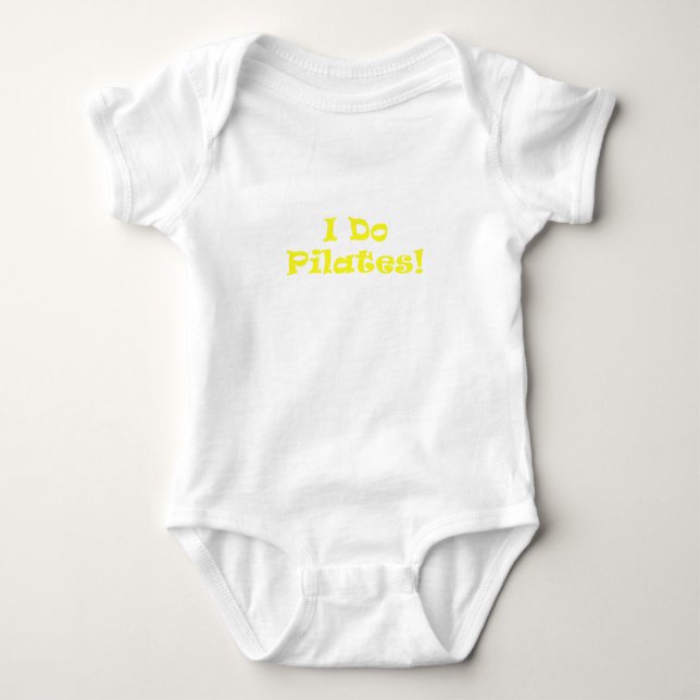 Jag gör Pilates T-shirt (Framsida)