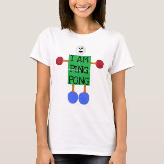 Jag gör Pong-Tecknad T Shirt