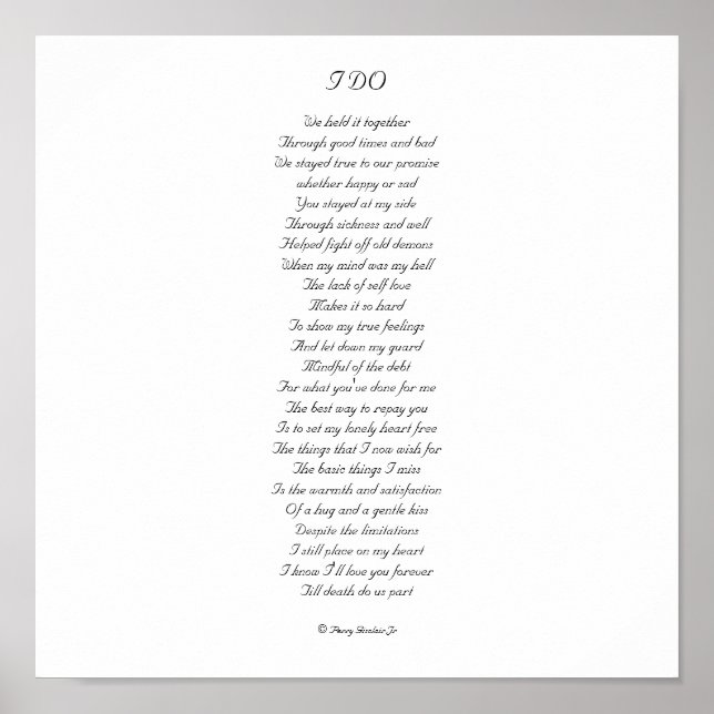 JAG GÖR POSTER (Framsidan)