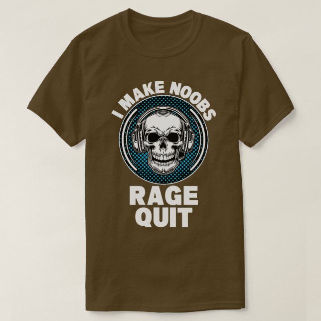 Jag gör slut på noobs Rage T Shirt (Design framsida)