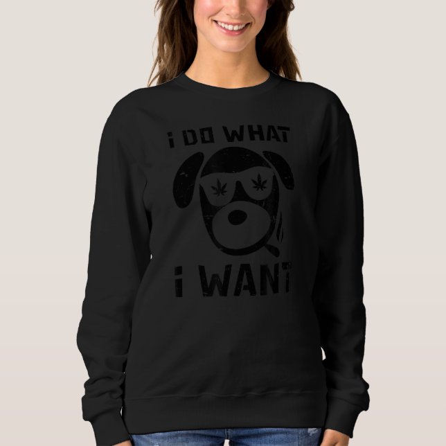 Jag gör som jag vill ha Ogräs T Shirt (Framsida)