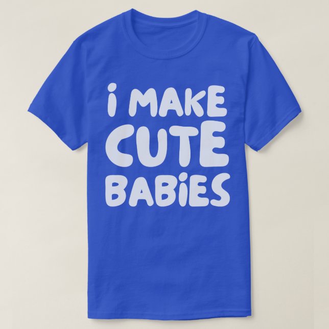 Jag gör söt spädbarn t shirt (Design framsida)