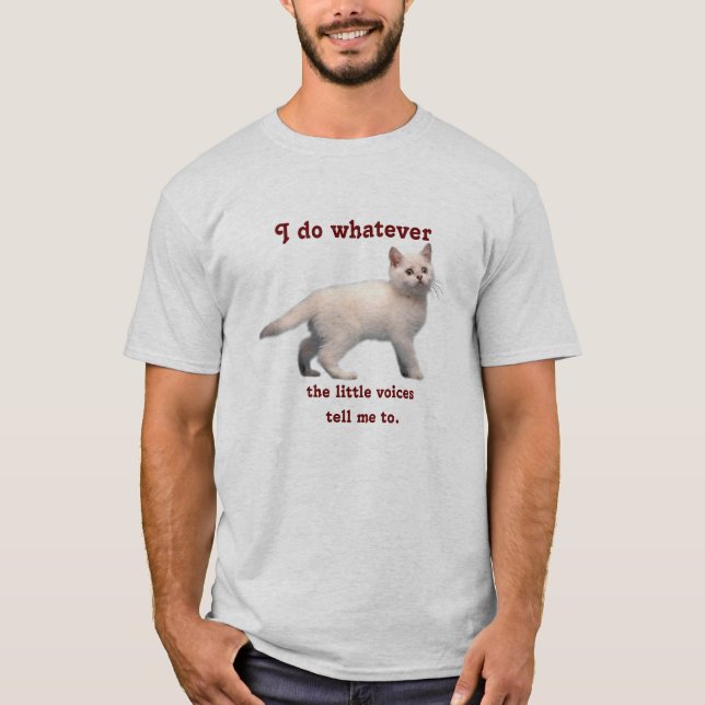 Jag gör spelar ingen roll… tee shirt (Framsida)