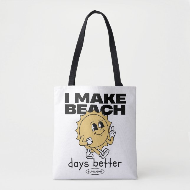 Jag gör stranddagar bättre tygkasse (Framsida)