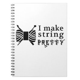 Jag gör strängar Söt ♥ båtar och garn Anteckningsbok
