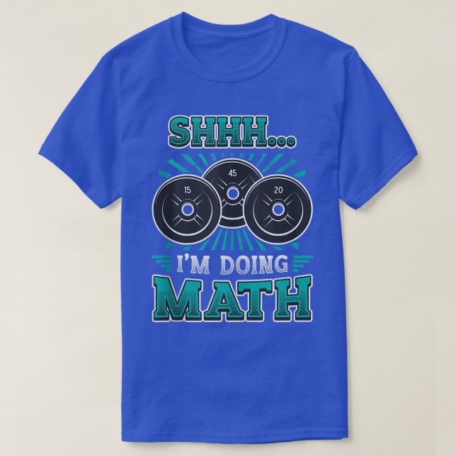 Jag gör Tanktopet Math Weightlift Gym Workout T Shirt (Design framsida)