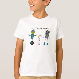 Jag gör utslagsplatsen för robotar (pojke) t-shirt