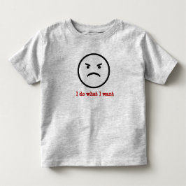 Jag gör vad jag önskar småbarnskjortan tee shirt