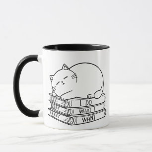 Jag Gör Vad Jag Vill Djärvt Roligt Citat Design Mugg