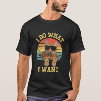 Jag gör vad jag vill ha Cat Funny Cat Lover T Shirt