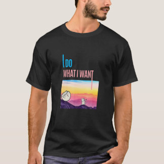 Jag gör vad jag vill ha katt t shirt
