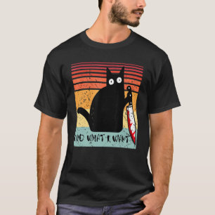 Jag gör vad jag vill ha med Knivar Hallodell. T Shirt