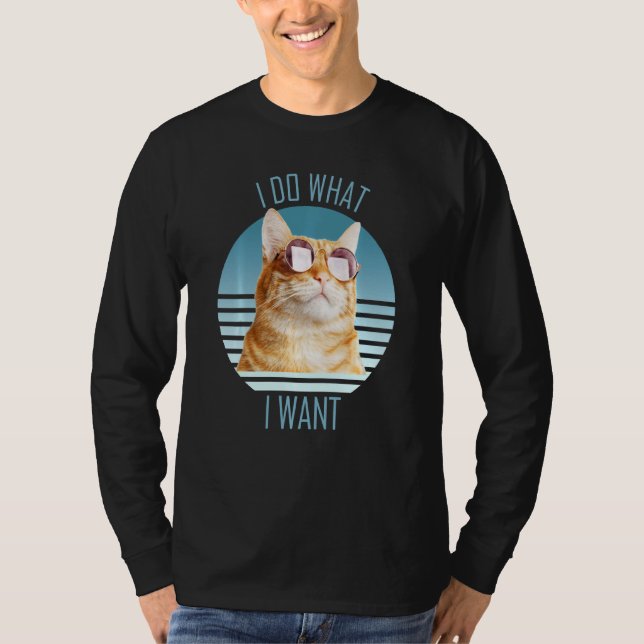Jag gör vad jag vill ha Orange T Shirt (Framsida)