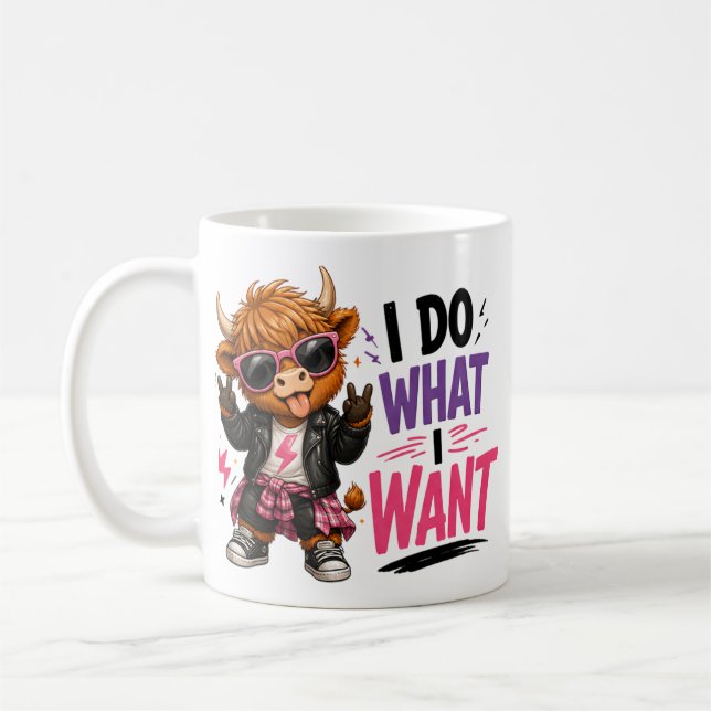 Jag gör vad jag vill kaffemugg (Vänster)