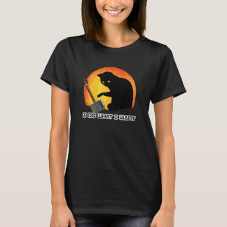Jag Gör Vad Jag Vill Katt Älskare Thor Hammer Nors T Shirt