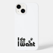 Jag gör vad jag vill, roligt Cat hund-husdjur