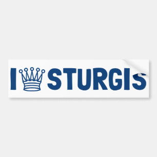 Jag görar till drottning den Sturgis bildekalet Bildekal