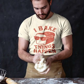 Jag gräddar saker händer Rolig bakare T-shirt för