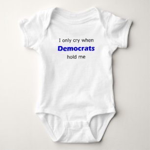 Jag gråter endast, när demokrater rymmer mig t shirt