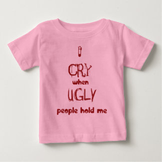 Jag gråter, när det fula folket rymmer mig tee shirt