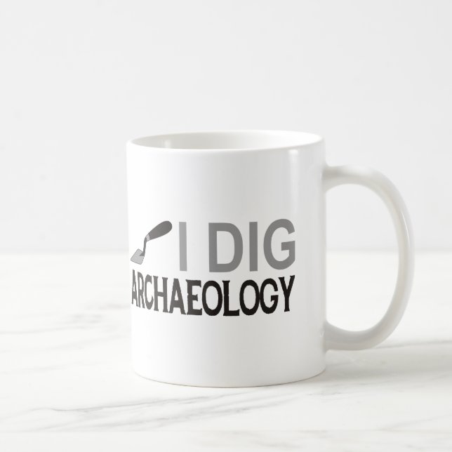 Jag gräver arkeologi kaffemugg (Höger)