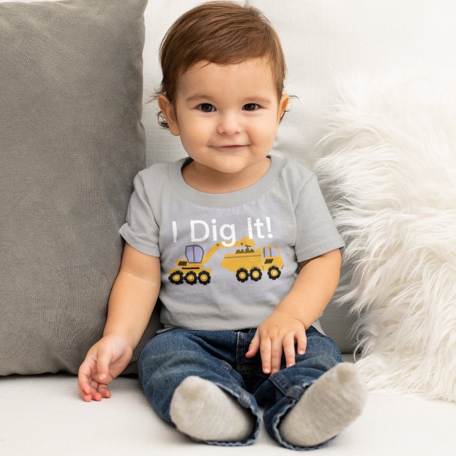 Jag Gräver den design - Baby Bra Jersey T-Shirt (Skapare uppladdad)