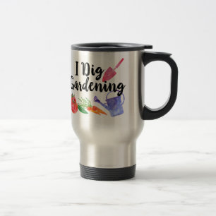 Jag gräver den trädgårdarbeteaste trädgårds- resemugg