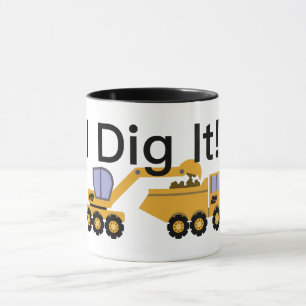 Jag gräver det designen - svärta 11 uns den Comb Mugg