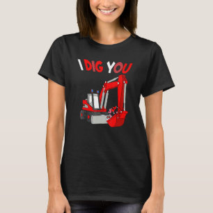 Jag Gräver dig Alla hjärtans dag Kärlek Heart Småb T Shirt