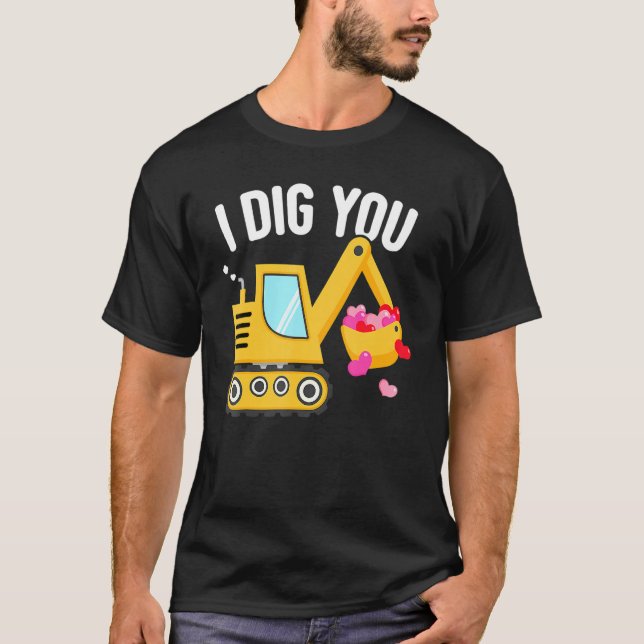 Jag Gräver dig Alla hjärtans dag Kärlek Heart Småb T Shirt (Framsida)